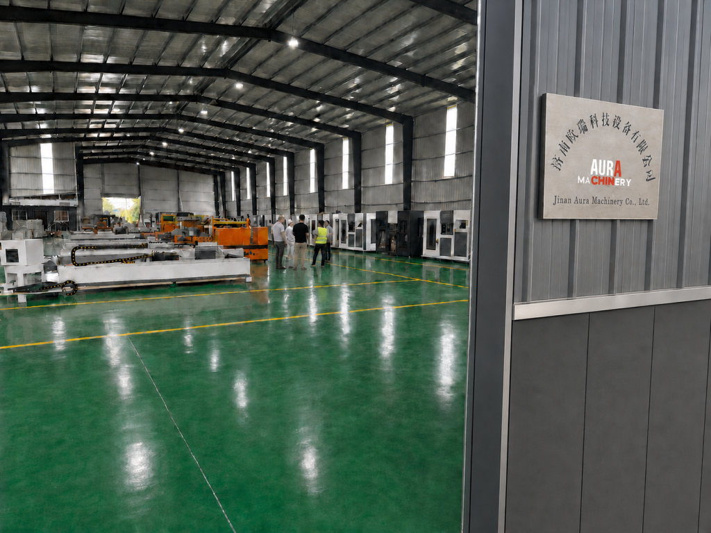 Aura Machinery factory and production workshop